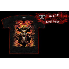 tričko s motivem Grim Rider