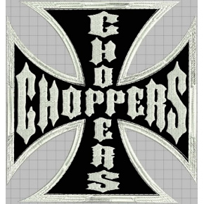 nášivka kříž choppers