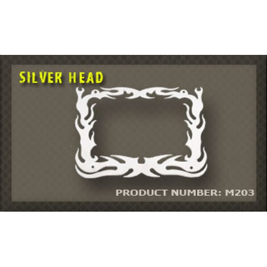 rámeček na SPZ 03 Silver head